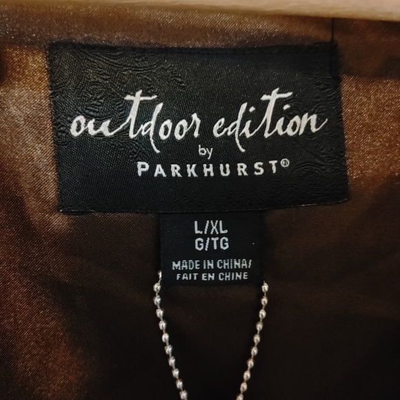 Parkhurst Faux Fur Teddy Jacket in Brown - Picture 3 of 3